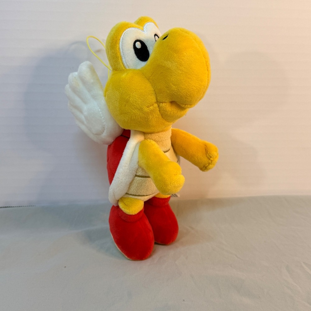 Nintendo Super Mario Paratroopa Plush Red Shell Little Buddy Yellow Koopa 8.5"